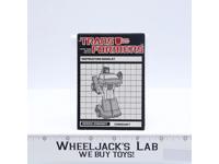 Camshaft Instruction Manual Booklet 1984 Hasbro G1 Transformers Action Figure