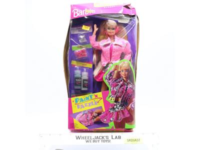 Barbie Paint 'n Dazzle Blonde w/ Bling #10039 Mattel Tulip 1993 NEW MISB SEALED