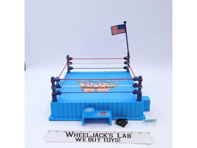 Official Wrestling Ring WWE WWF 1990 Hasbro Action Figure Playset Vintage