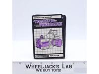 Reflector Action Figure Instruction Manual Booklet 1985 Hasbro G1 Transformers