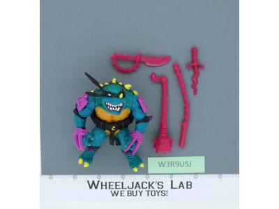 Slash 100% Complete Teenage Mutant Ninja Turtle TMNT 1990 Playmates Vintage