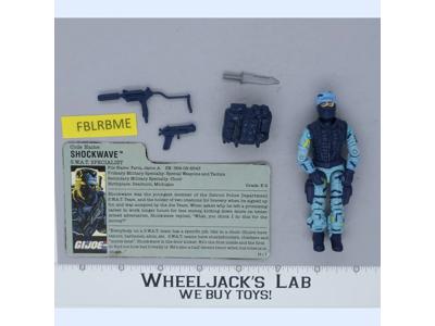 Shockwave V1 100% Complete G.I. Joe 1988 Hasbro Vintage Action Figure