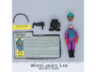 Toxo-Viper V1 100% Complete G.I. Joe 1988 Hasbro Vintage Action Figure