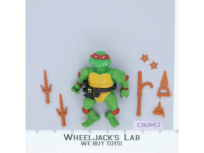 Raphael SOFT HEAD 100% Complete Teenage Mutant Ninja Turtle Playmates 1988