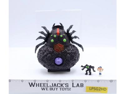 Trapped by Arachnoid Doom Zones 100% Complete 1992 Mighty Max Bluebird Playset