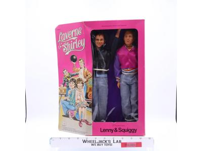 Lenny & Squiggy Laverne & Shirley 1977 Mego Vintage 12" Doll Set NEW MIB