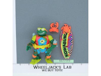 Sewer Surfer Mike 100% Complete Teenage Mutant Ninja Turtles TMNT Playmates 1990