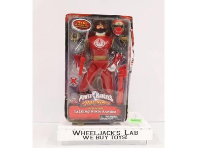 Red Wind Ninja Ranger 100% Complete Power Rangers Ninja Storm 2003 Bandai Figure