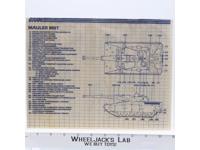 Mauler M.B.T. 1985 ORIGINAL Instructions Blueprints G.I. Joe Hasbro Vehicle