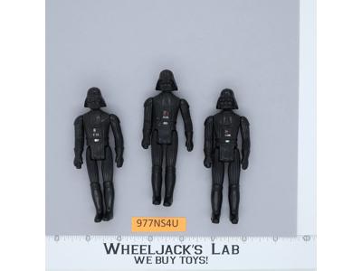 Lot of 3 Sith Lords Darth Vader Star Wars 1977 Kenner Vintage Action Figure