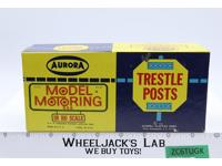 Aurora Trestle Posts 1960 24 Pieces Model Motoring HO Scale Accessory