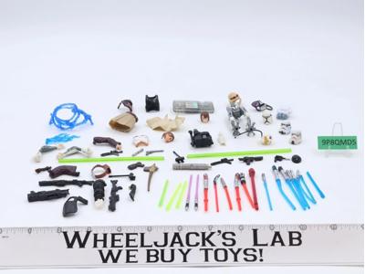 Lot of Modern Star Wars 1990-2010s Hasbro Weapons Accessories Helmets Sabers