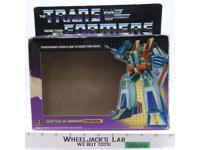 Starscream EMPTY BOX 1984 Vintage Hasbro G1 Transformers Action Figure