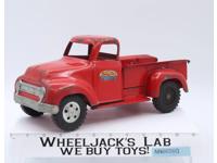 Red Pick-Up Truck Pressed Steel 1955 Tonka Vintage Toy Truck