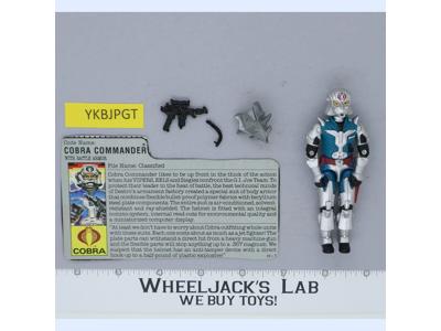 Cobra Commander V3 100% Complete G.I. Joe 1987 Hasbro Vintage Action Figure