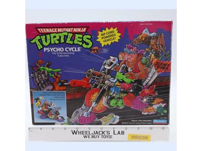 Psycho Cycle 100% Complete W/Box Teenage Mutant Ninja Turtle 1988 Playmates