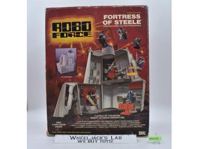 Fortress of Steele w/Box Robo Force 1982 Ideal Action Figure Playset