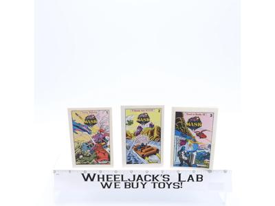 M.A.S.K Lot of 3 Mini Comic Books Issue #1 # 2 #3 Vintage 1985 Kenner