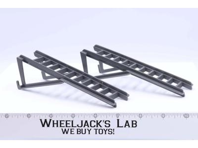 USS Flagg Aircraft Hand Rail Ladder Stairs PAIR NO REPRO 1985 GI Joe Vintage