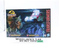 Dilophocon & Autobot JP12 Transformers x Jurassic Park 2023 Hasbro NEW SEALED