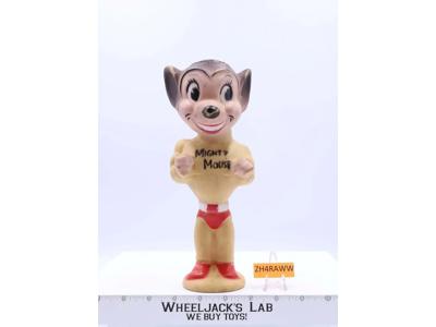 Mighty Mouse Terrytoon 1950's 10" Rubber Vinyl Action Figure