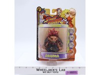 Akuma 5" Street Fighter Jr. Round One 1999 Capcom Resaurus NEW MOC Unused