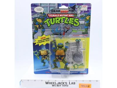 Head Droppin' Leo Teenage Mutant Ninja Turtle TMNT Playmates NEW MOSC SEALED