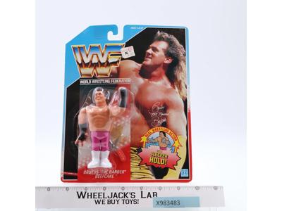 Brutus the Barber Beefcake W/ Sleeper Hold WWF Wrestling 1990 Hasbro MOSC NEW