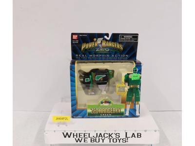 Green Zord Morphin Zeo Ranger IV Complete Power Rangers Zeo 1995 Bandai Figure