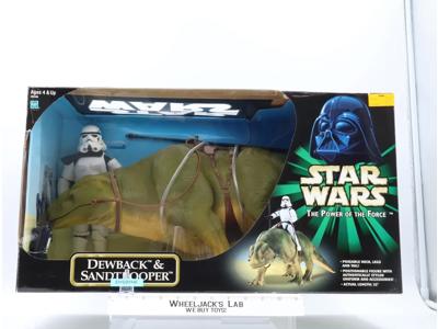 Dewback & Sandtrooper Star Wars POTF 2000 Hasbro Action Figure NEW SEALED