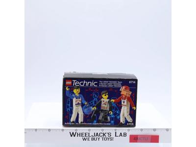 LEGO #8714 The LEGO Technic Team 9 pieces 3 Figures 1995 NEW MISB SEALED
