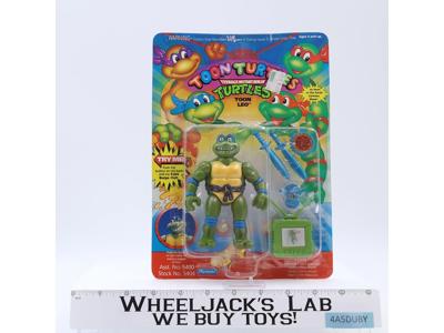 Toon Leo Teenage Mutant Ninja Turtles TMNT 1992 Playmates UNPUNCHED MOSC