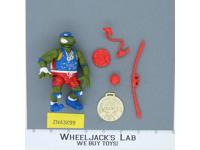 Track 'N Field Leo 100% Complete Teenage Mutant Ninja Turtles TMNT 1992 Vintage
