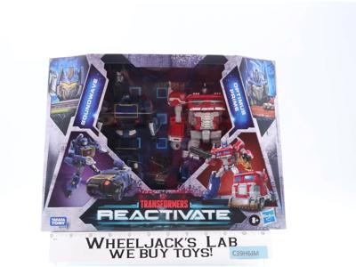 Optimus Prime & Soundwave Transformers Reactivate 2024 Hasbro NEW SEALED