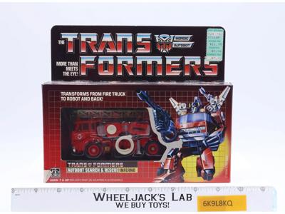 Inferno 100% Complete W/Box & Insert 1985 Vintage Hasbro G1 Transformers