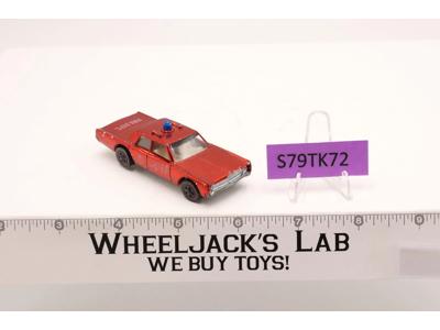 Fire Chief Cruiser Red 1968 Hot Wheels Mattel Vintage Redline RL W BUTTON