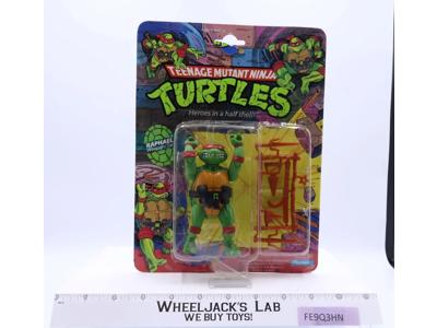 Raphael Teenage Mutant Ninja Turtles TMNT 1988 Playmates 10 BACK MOSC Unpunched