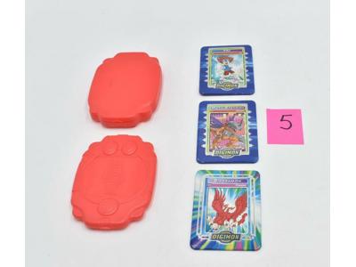 Digimon Taco Bell Metal Cards X3 Tai Metal Greymon 2000 Akiyosni Hongo