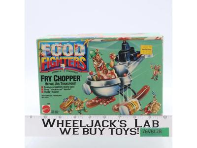 Fry Chopper Food Fighters 1988 Mattel Action Figure Vehicle NEW MISB SEALED