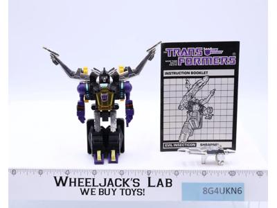 Shrapnel 100% Complete NEAR MINT G1 Transformers 1985 Vintage Action Figure