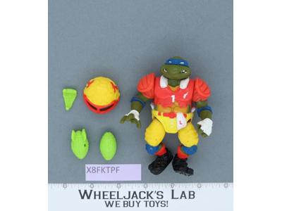 T.D. Tossin' Leo 100% Complete Teenage Mutant Ninja Turtle 1991 Playmates