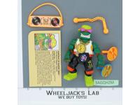 Rappin' Mike 100% Complete Teenage Mutant Ninja Turtle TMNT 1991 Playmates