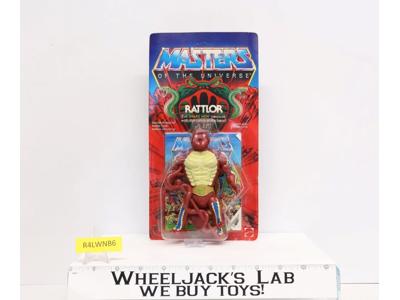 Rattlor He-Man Masters of the Universe MOTU 1985 Mattel Figure NEW MOSC SEALED