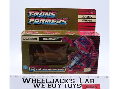 Ironhide G1 Transformers Classic Heroes 1989 Hasbro Action Figure TAPE SEALED