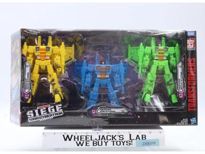 Acid Storm Ion Storm Nova Storm Transformers Siege WFC Hasbro 3-Pk NEW SEALED
