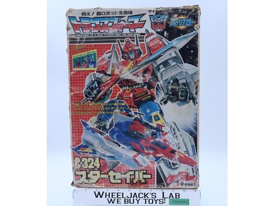 D-324 Star Saber Dual Fighter Jets Transformers 1989 Takara Action Figure