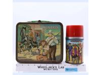 Bonanza Metal Lunch Box 1960's Aladdin Vintage w/ THERMOS