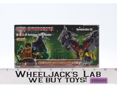 Reindeer Commander + Bombardier Elf WST Dinorobots 2007 Just Toys NEW SEALED