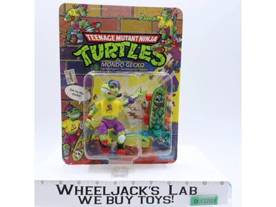 Mondo Gecko Teenage Mutant Ninja Turtle TMNT 1990 Playmates UNPUNCHED MOSC