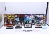 Lot of 4 Star Wars Story Read Along Books & Tapes Buena Vista Records